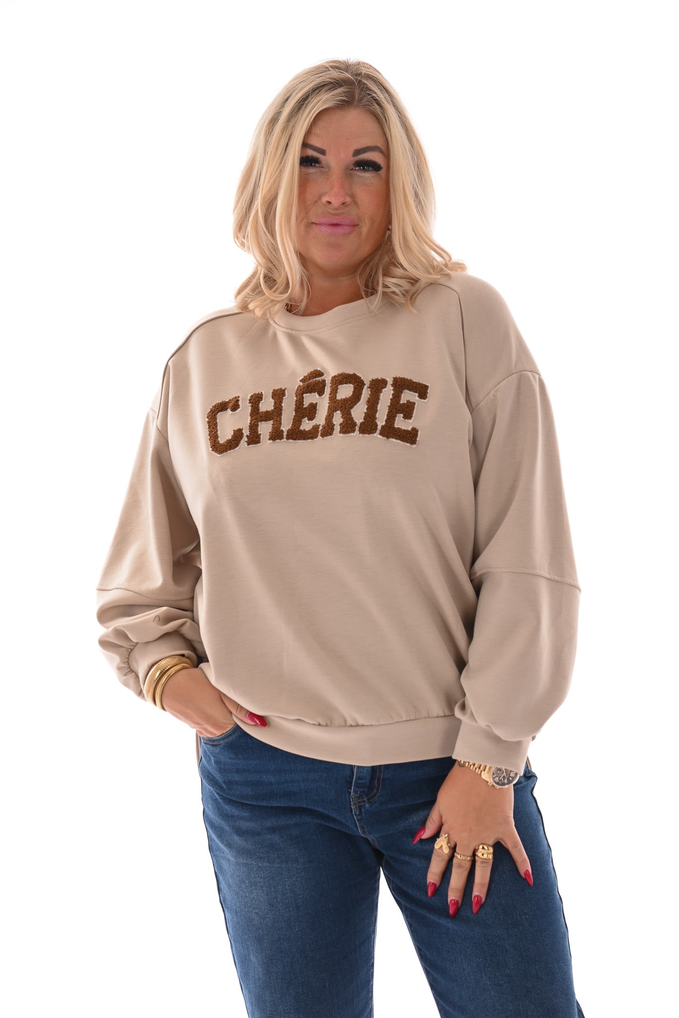 Sweater Cherie beige