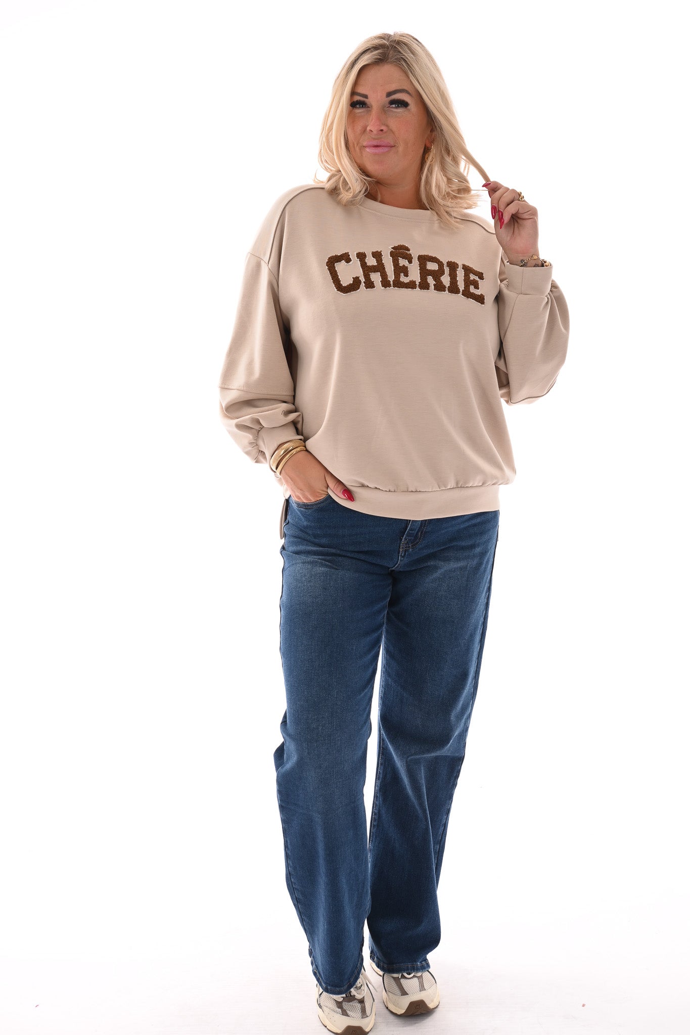 Sweater Cherie beige