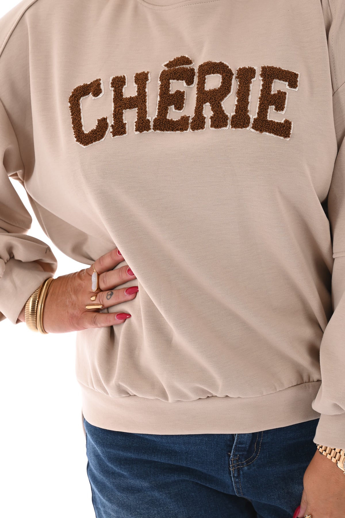 Sweater Cherie beige