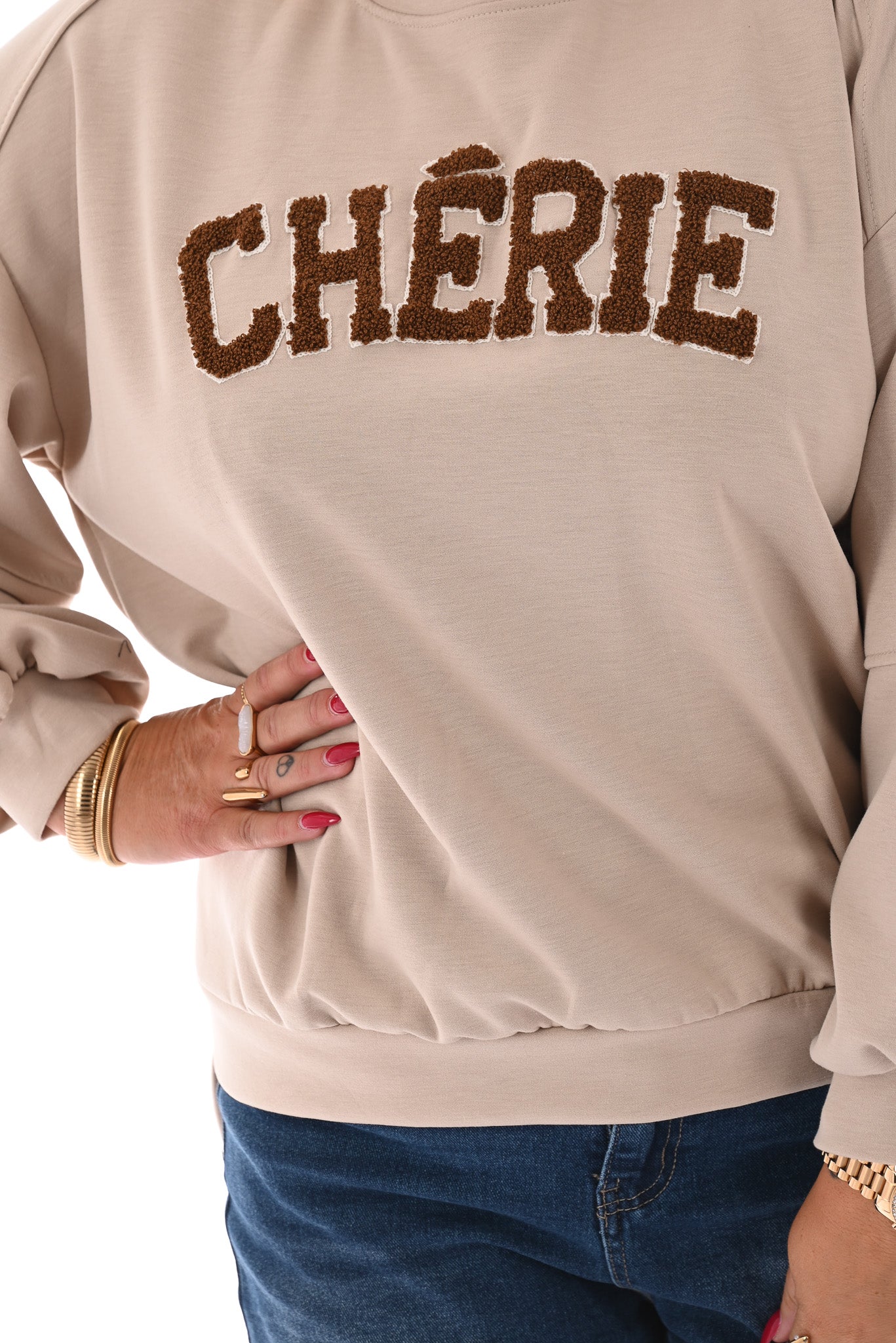 Sweater Cherie beige