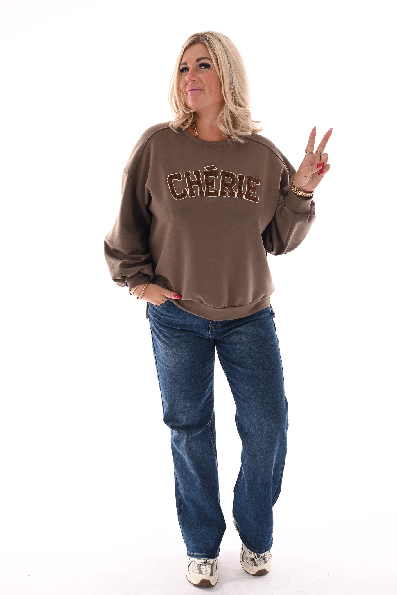Sweater Cherie taupe