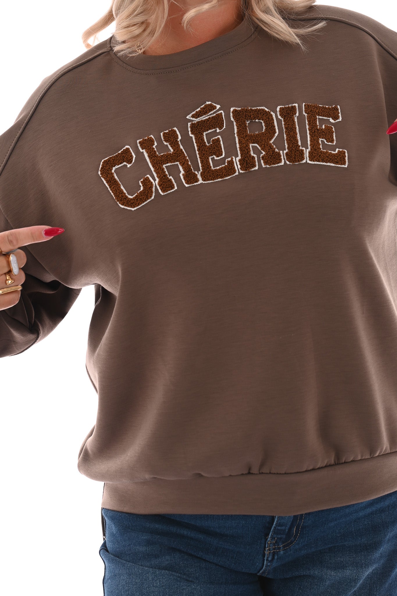 Sweater Cherie taupe