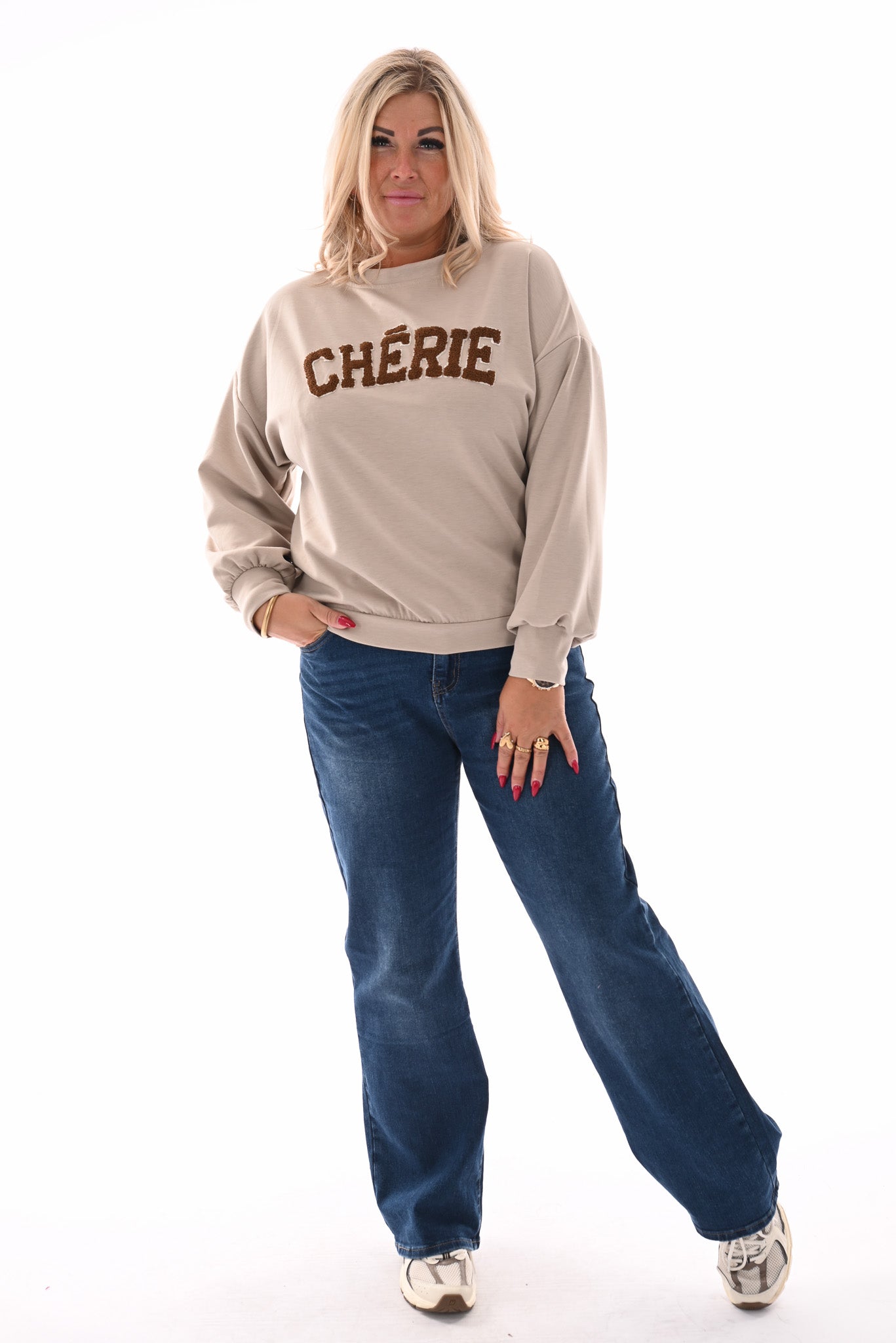 Sweater Cherie lichtbeige