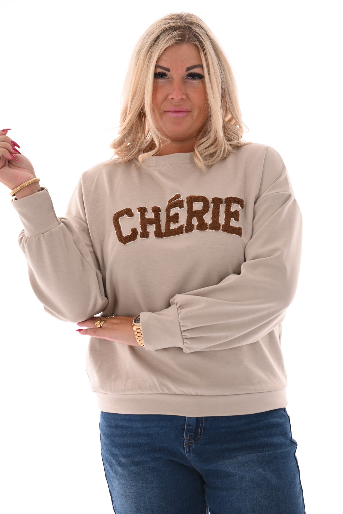 Sweater Cherie lichtbeige