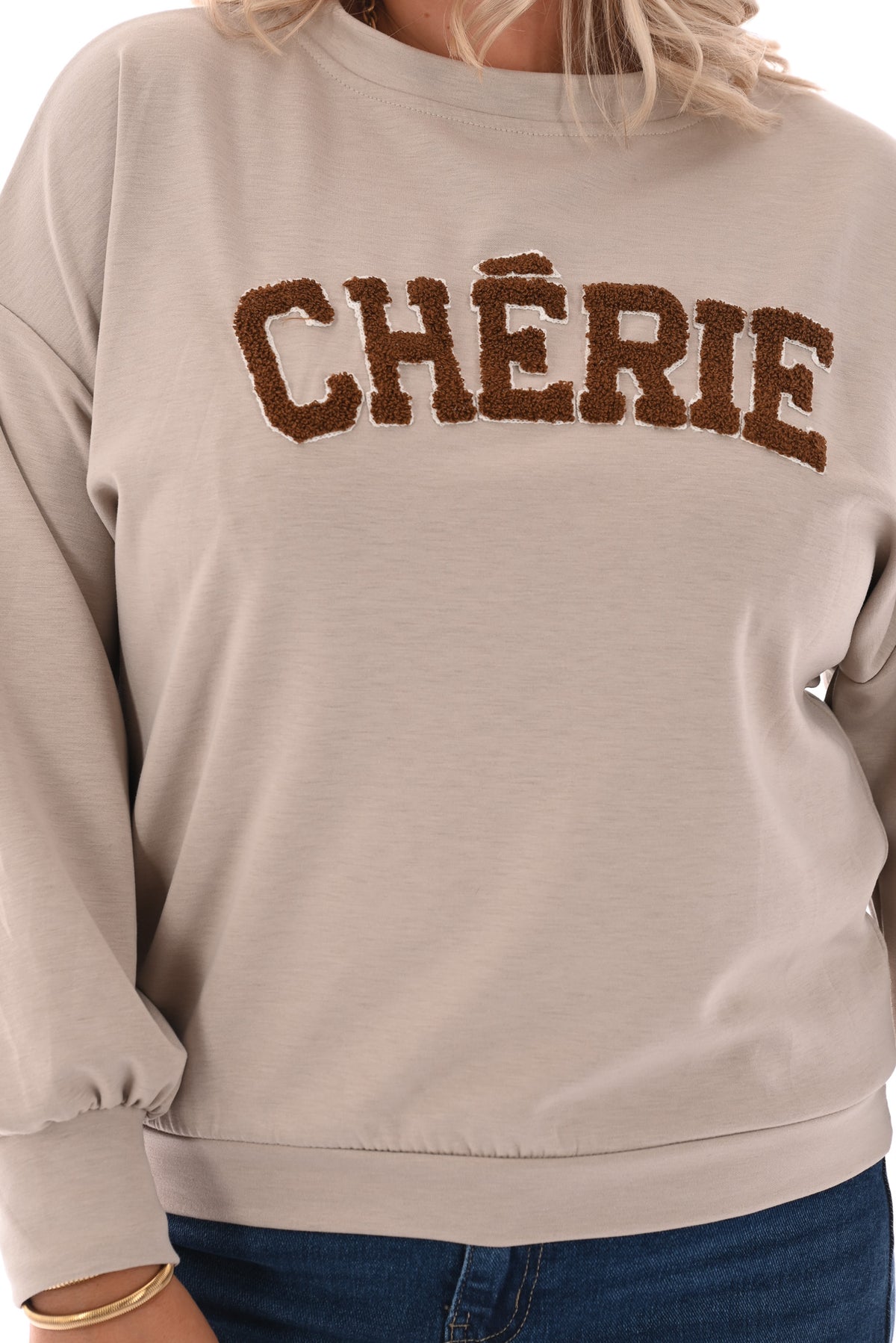 Sweater Cherie lichtbeige