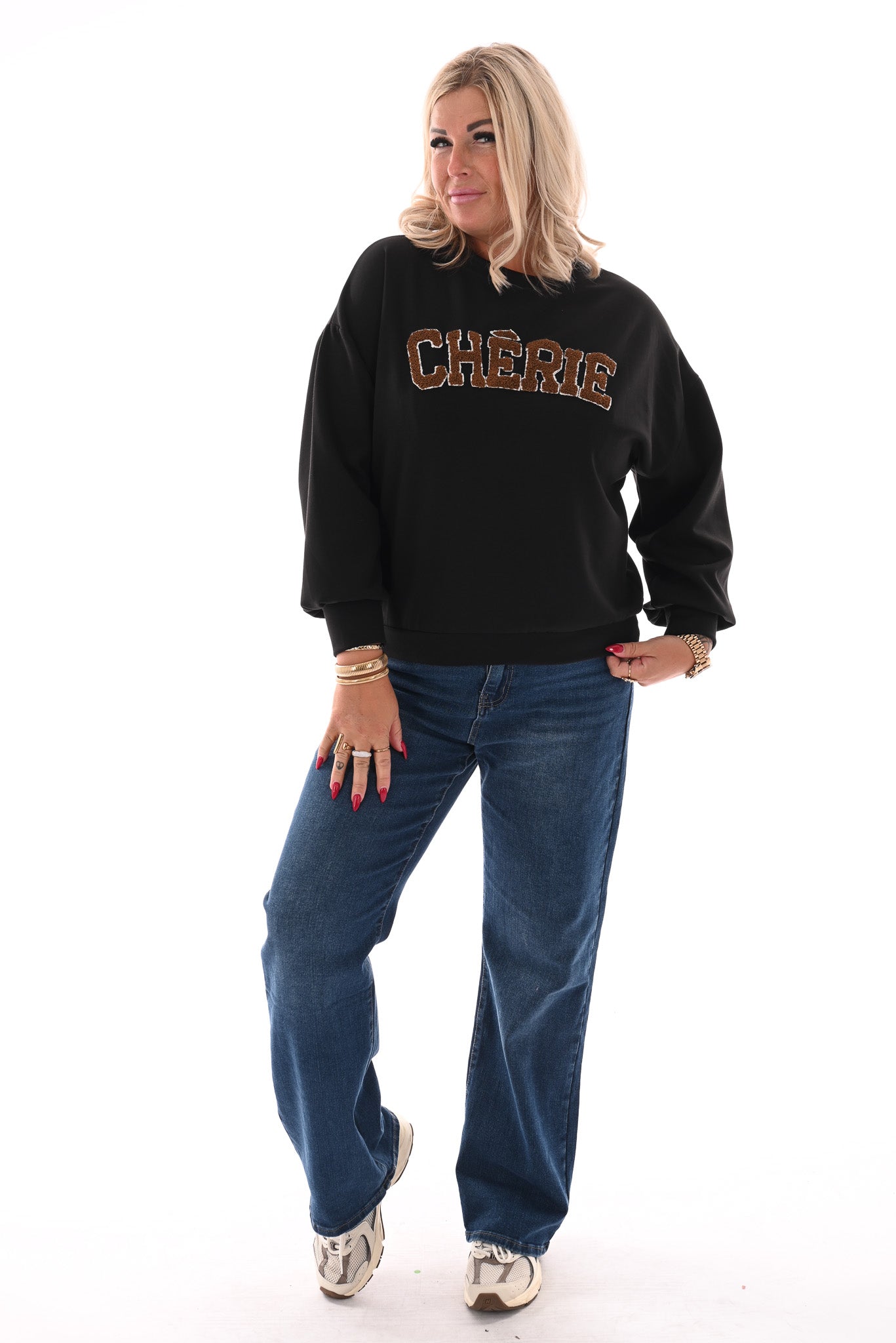 Sweater Cherie zwart
