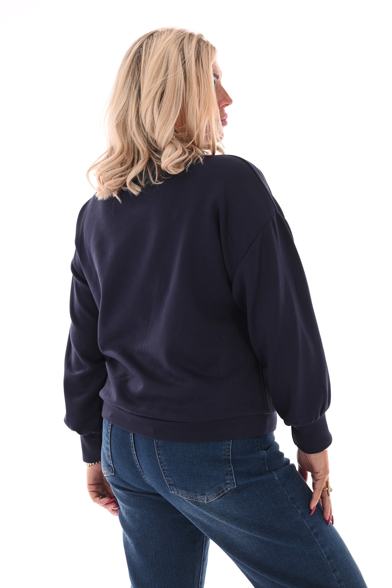Sweater Cherie marineblauw