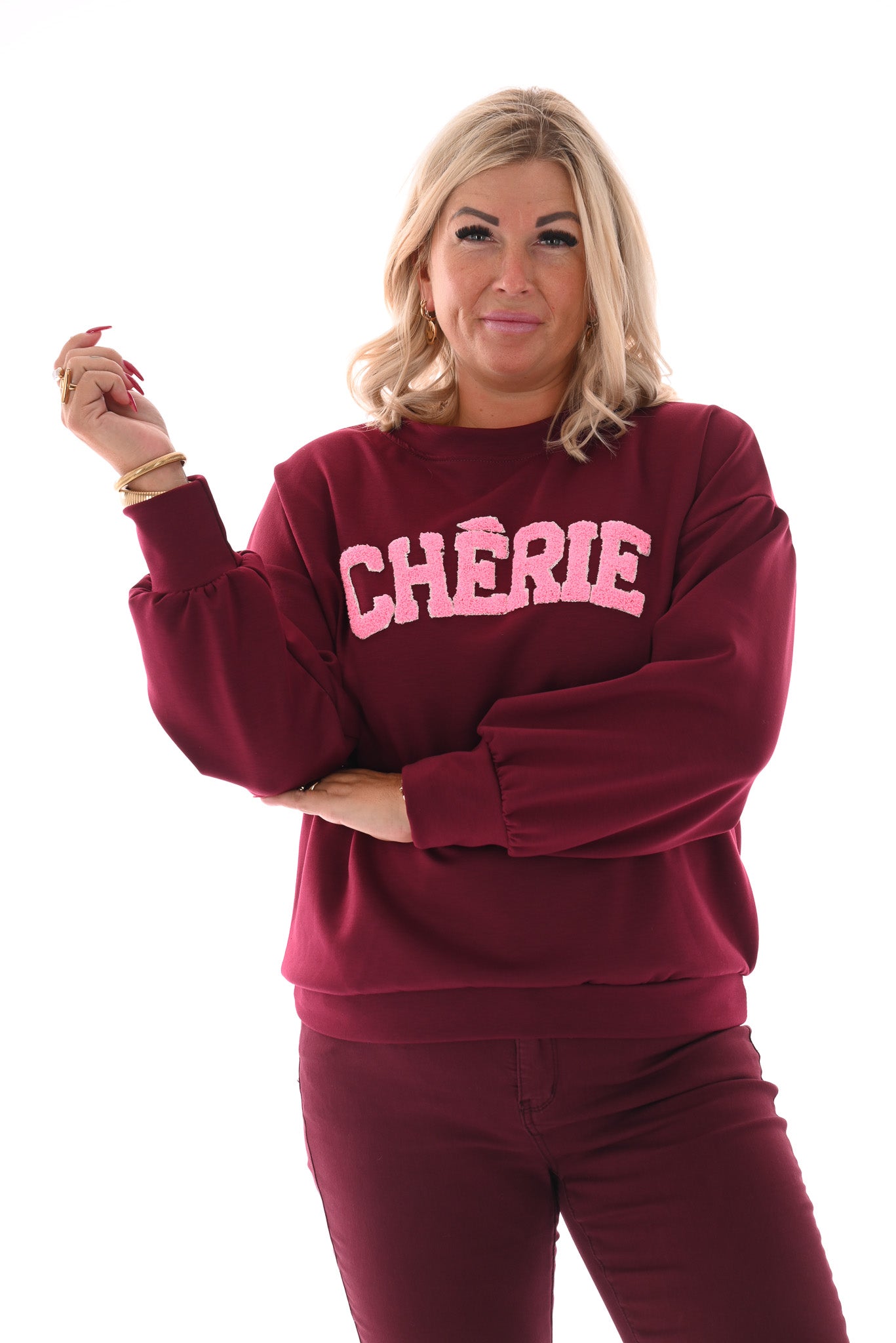 Sweater Cherie bordeaux