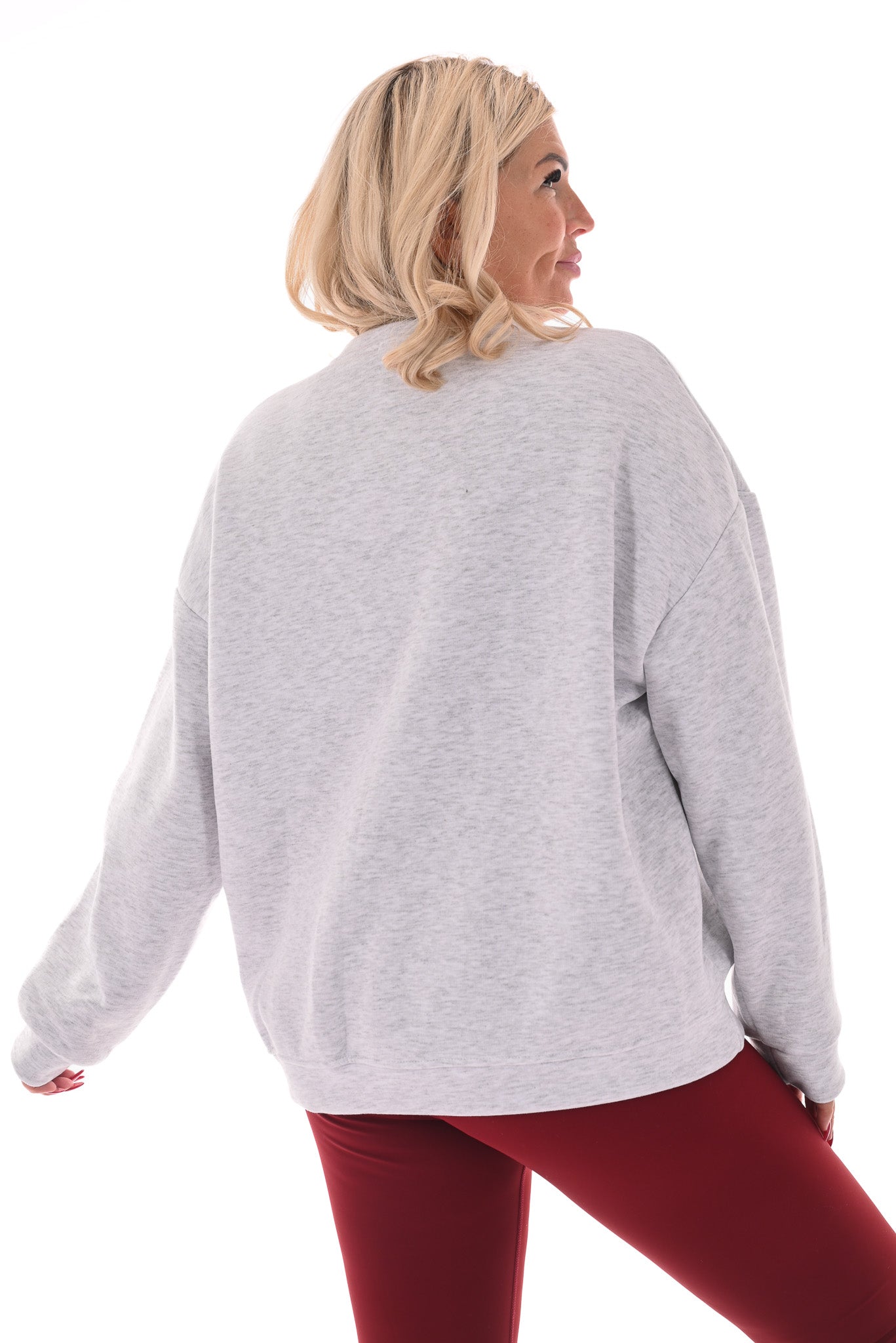 Sweater Soho New York lichtgrijs