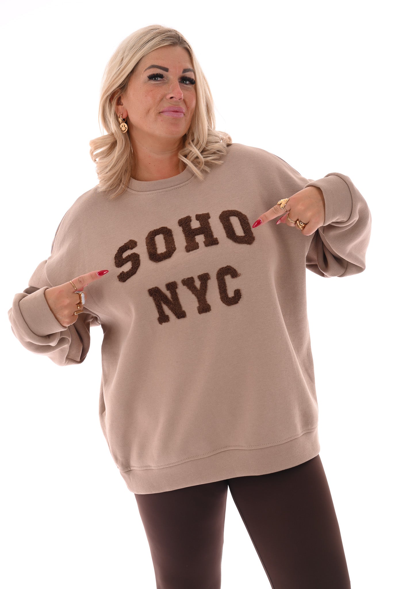 Sweater Soho New York beige