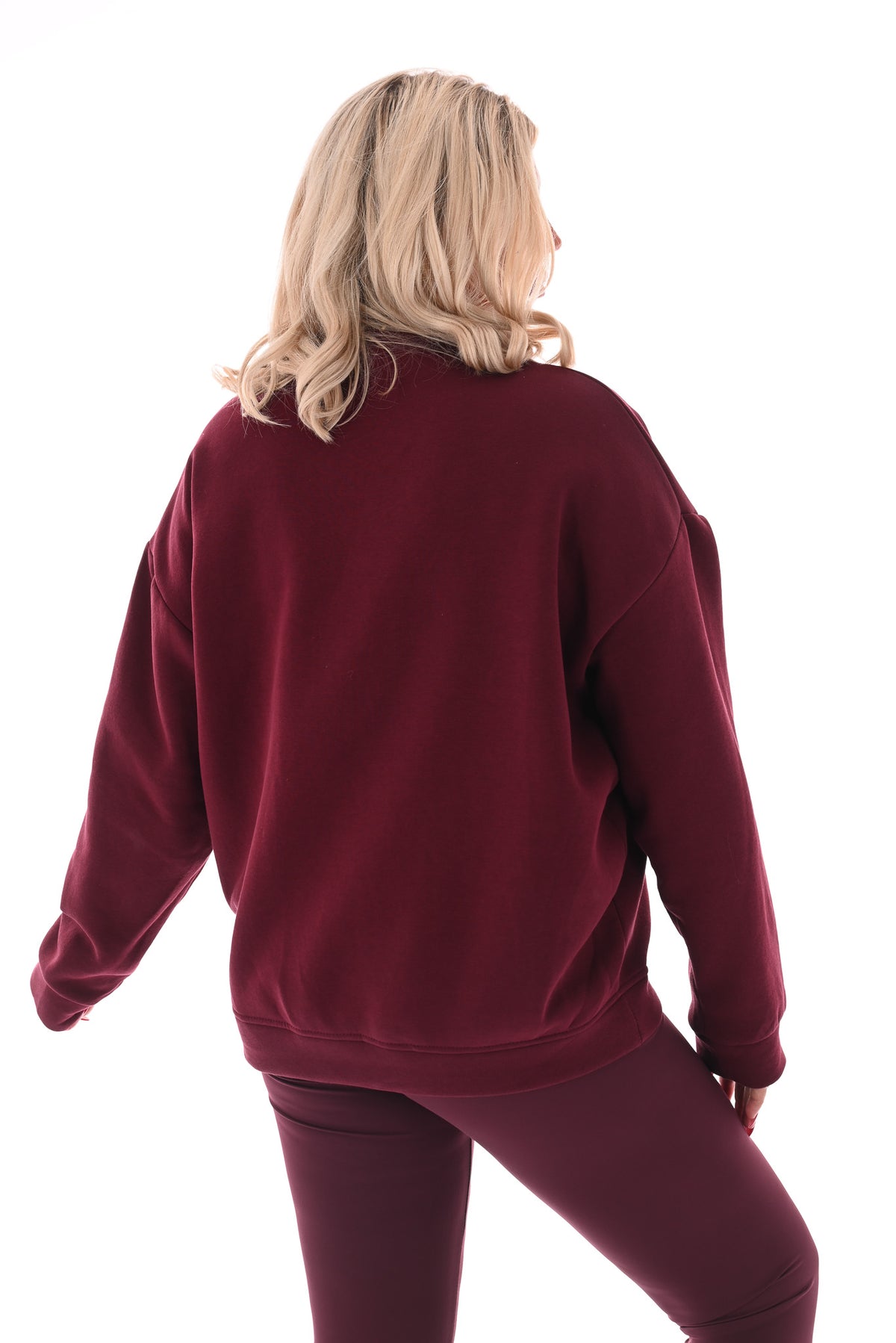 Sweater Soho New York bordeaux
