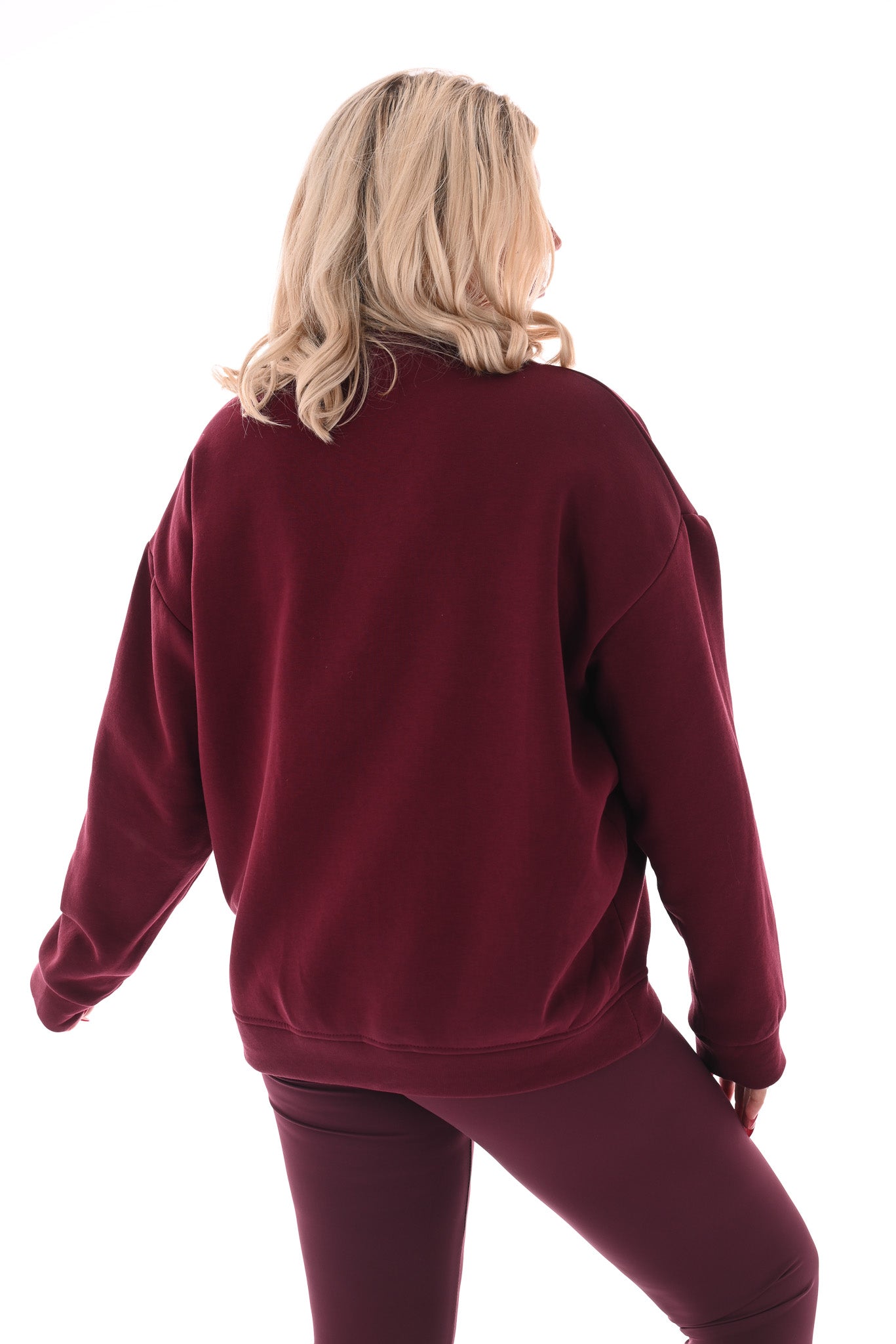 Sweater Soho New York bordeaux