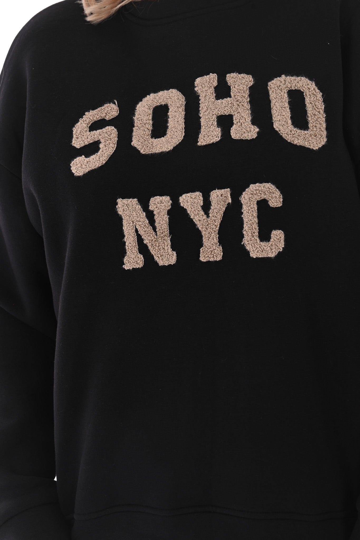 Sweater Soho New York zwart