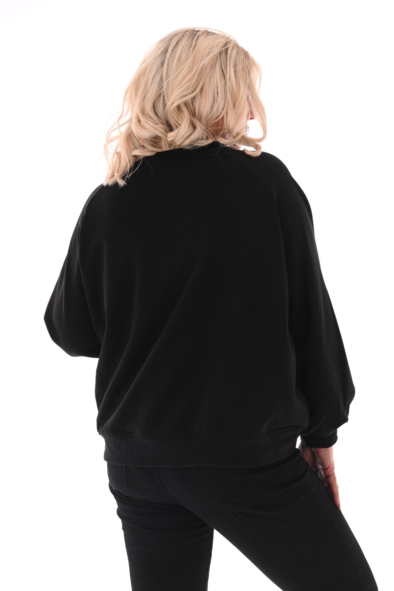 Sweater Ciao Bella panterprint zwart