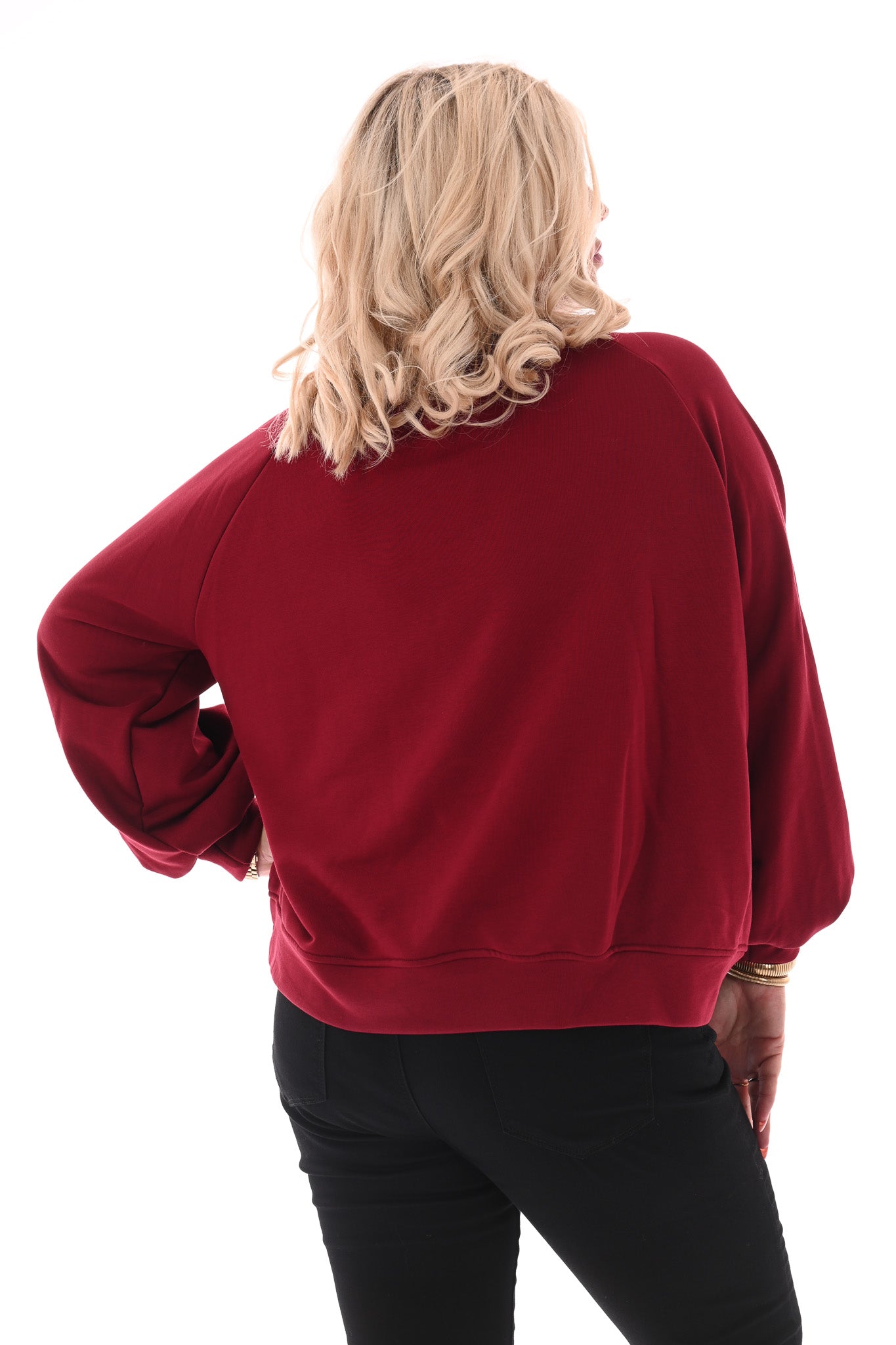 Sweater Ciao Bella panterprint rood