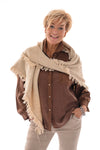 Blouse borstzakken bruin