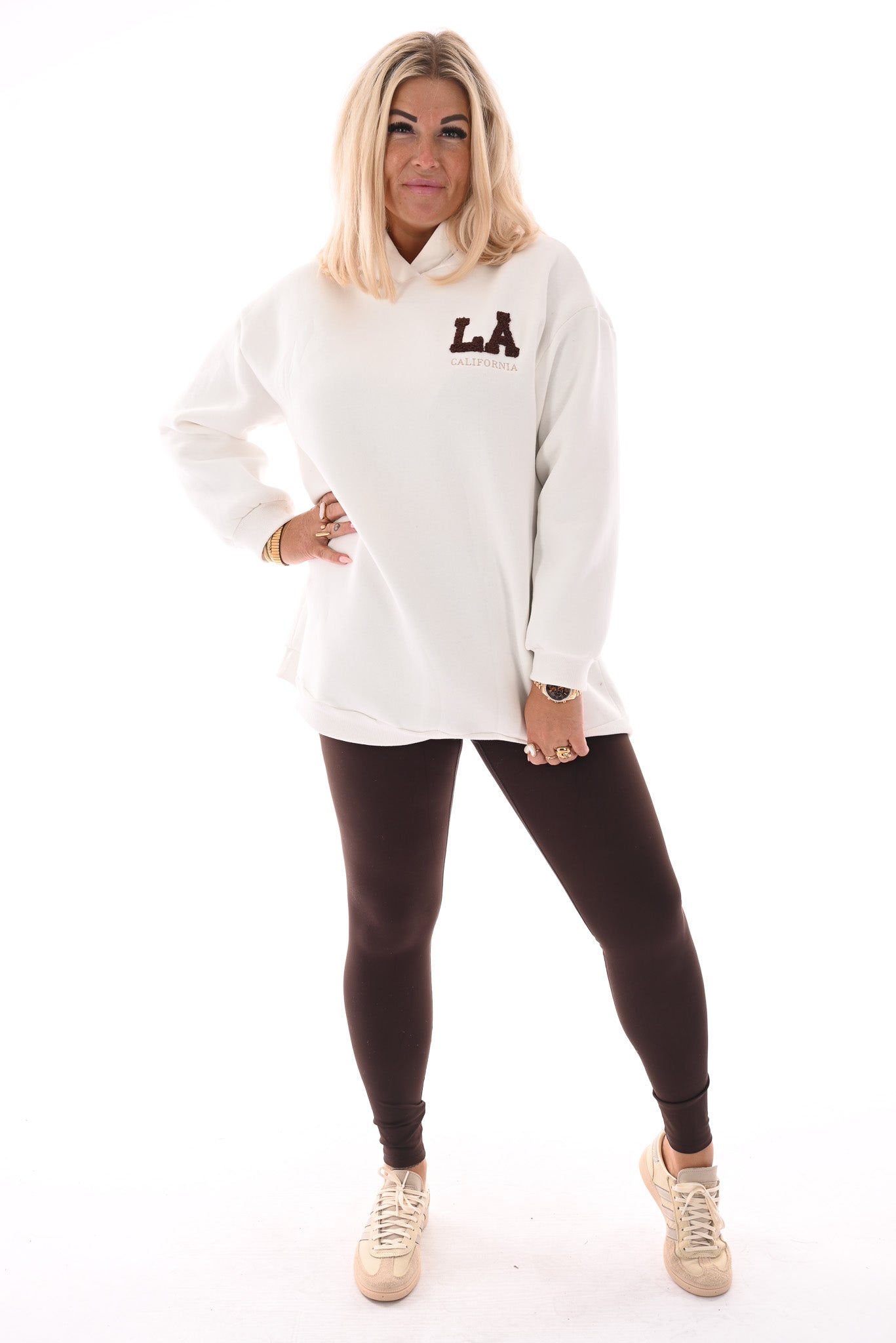 Norfy legging donkerbruin