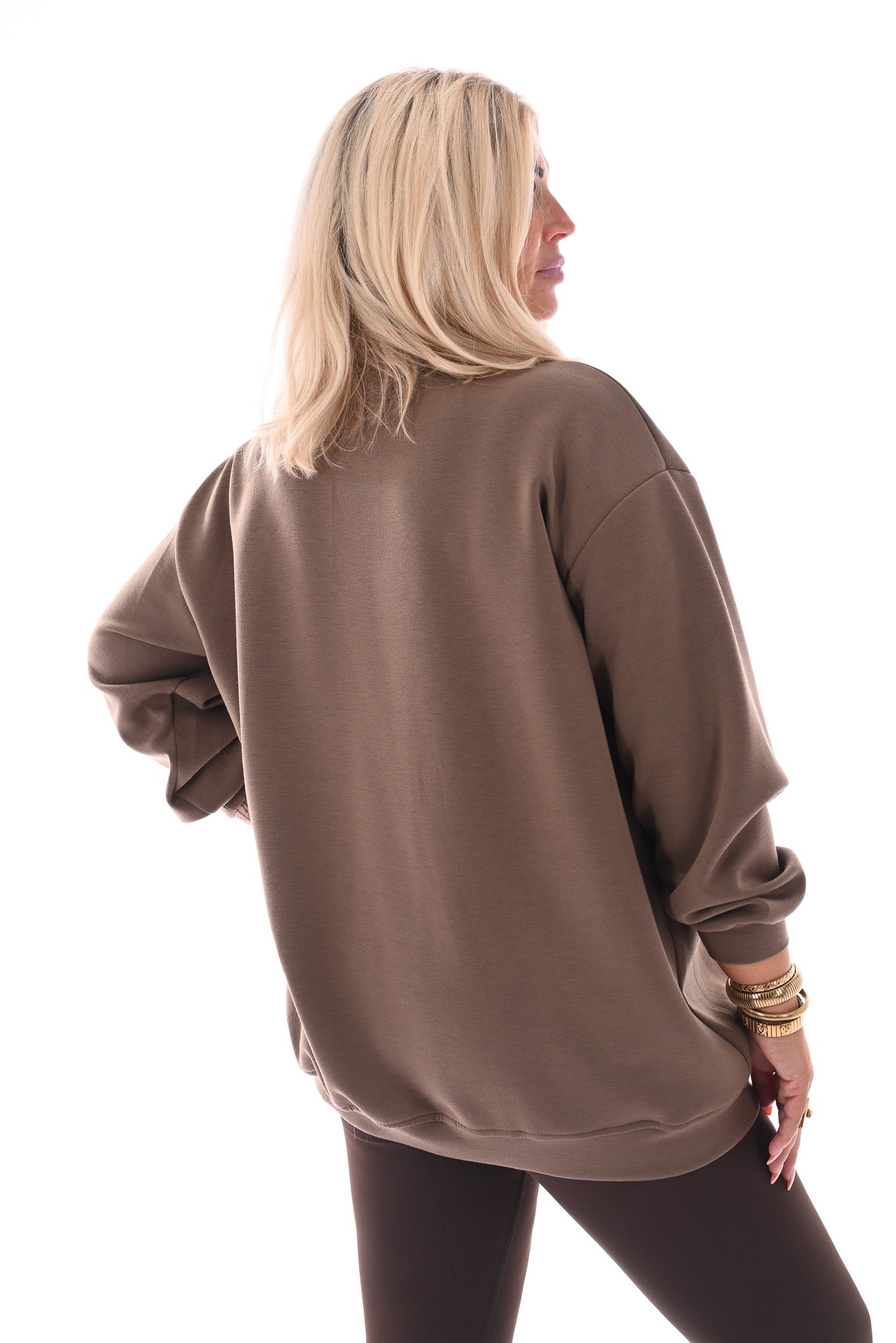 Sweater Believe in Yourself taupe