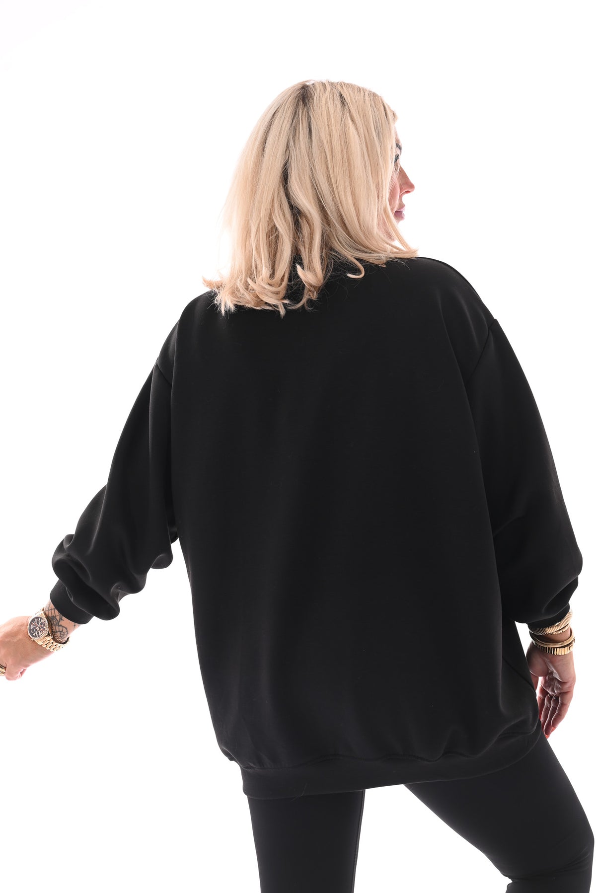 Sweater Believe in Yourself zwart