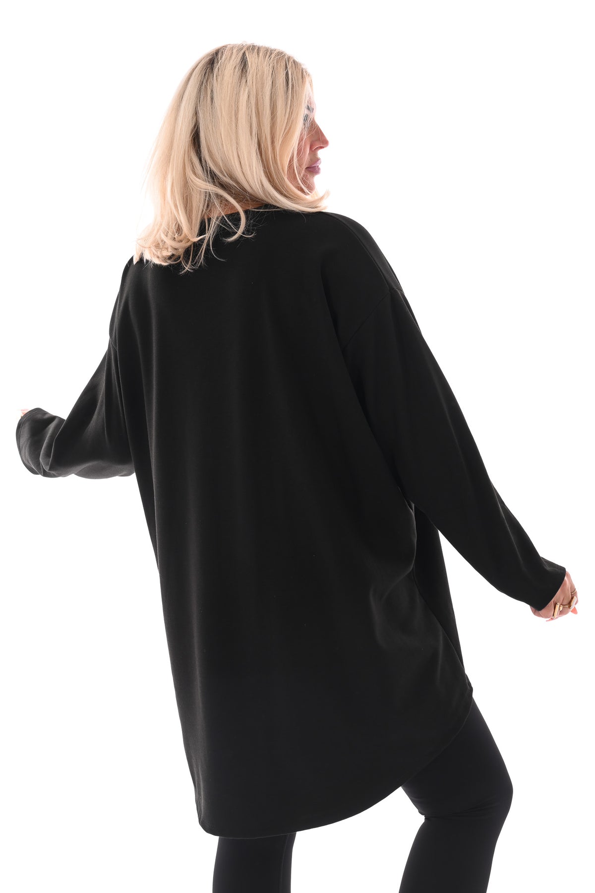 Tuniek met ketting zwart