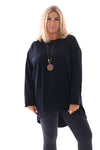 Tuniek met ketting marineblauw