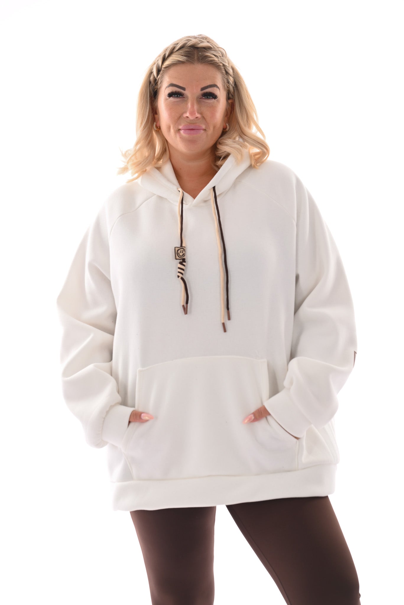 Hoodie London College wit