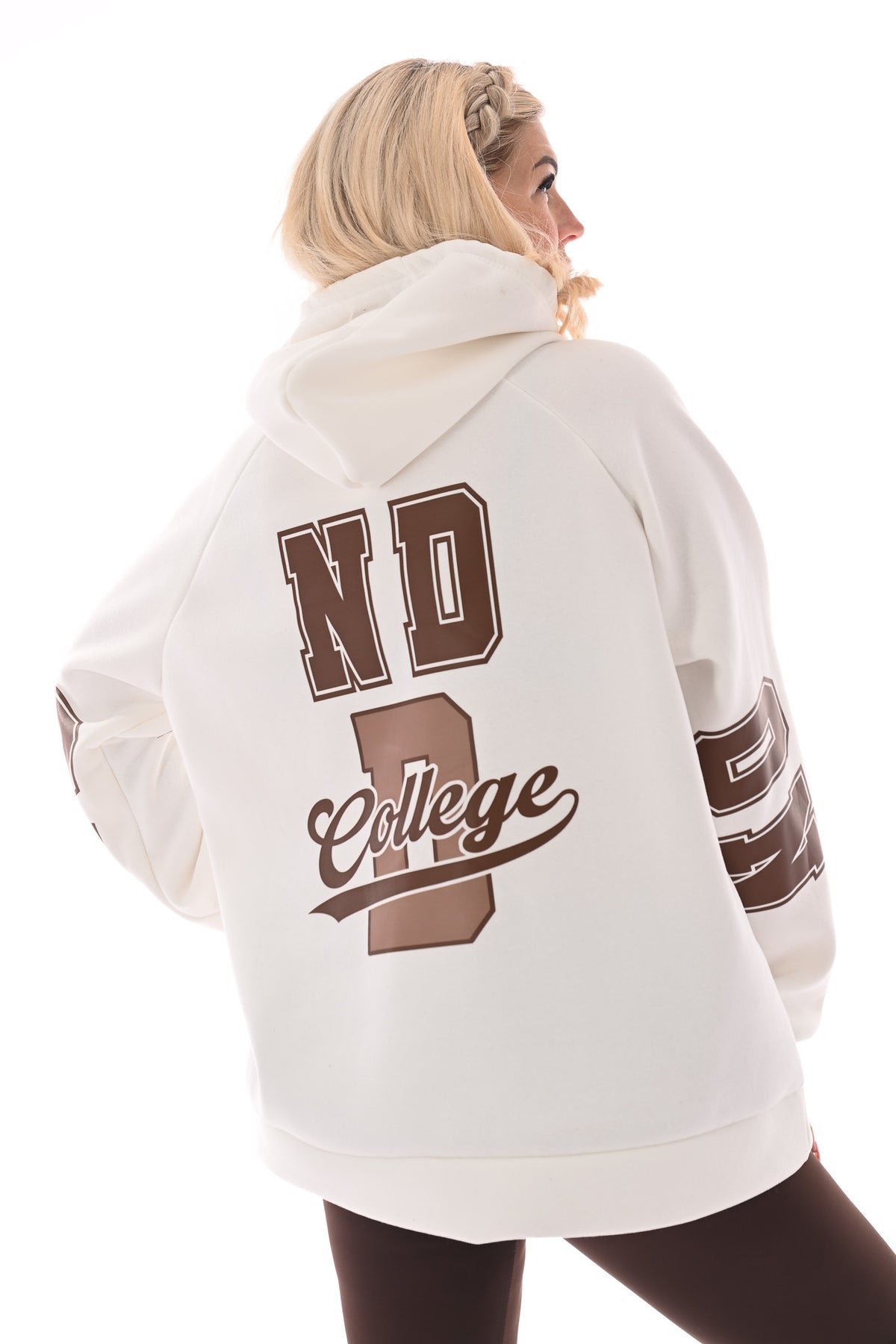 Hoodie London College wit
