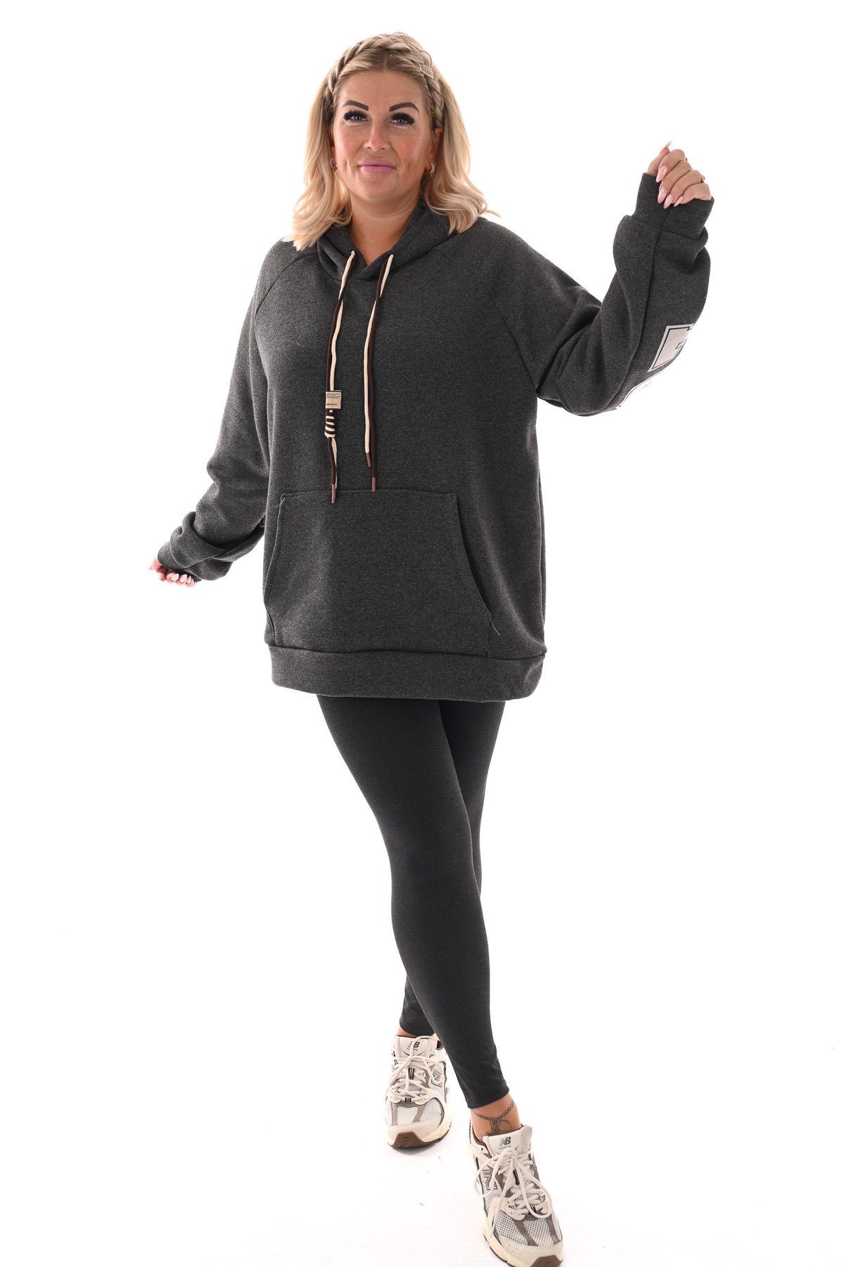 Hoodie London College grijs
