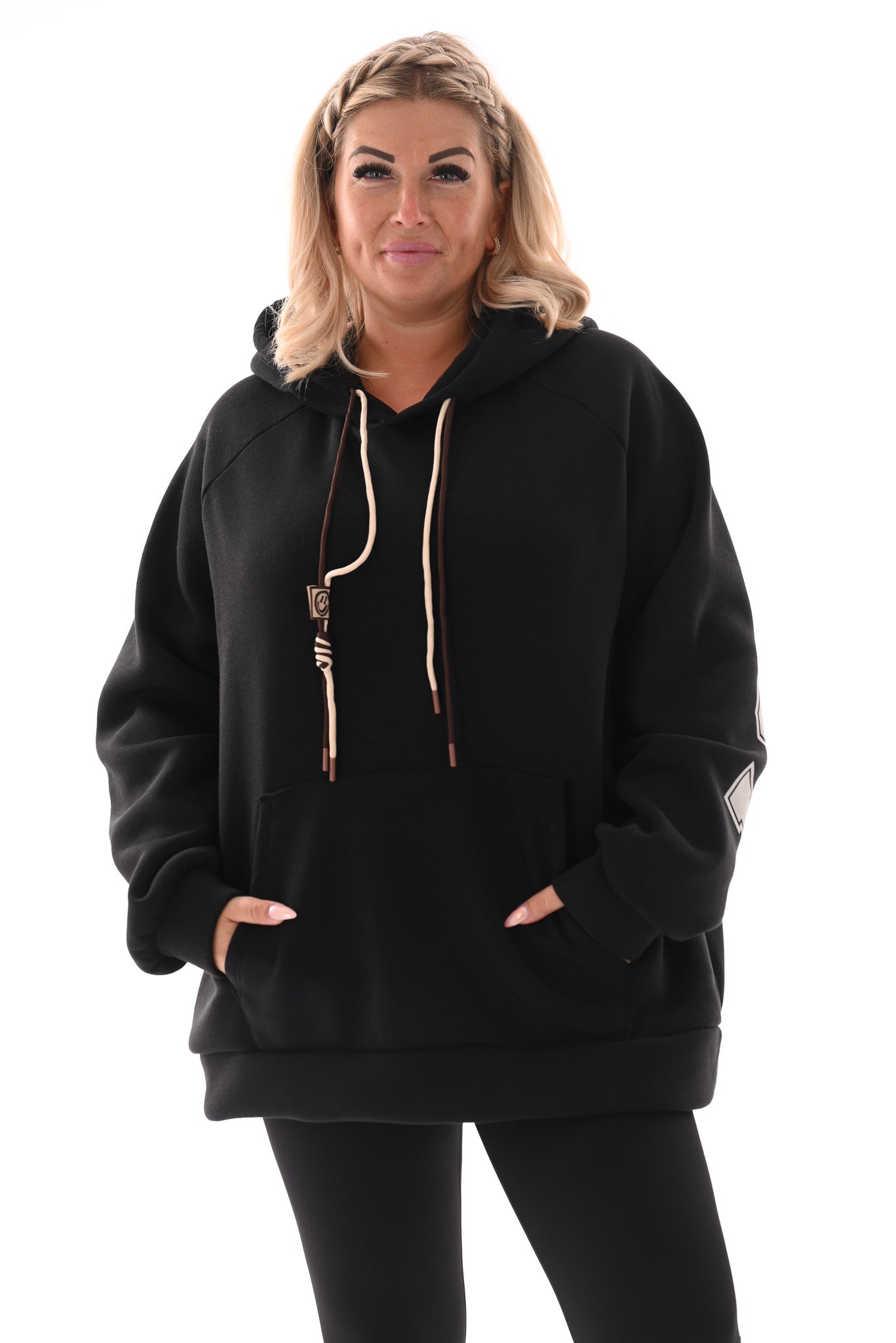 Hoodie London College zwart