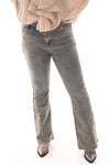 Norfy flared leg stonewash