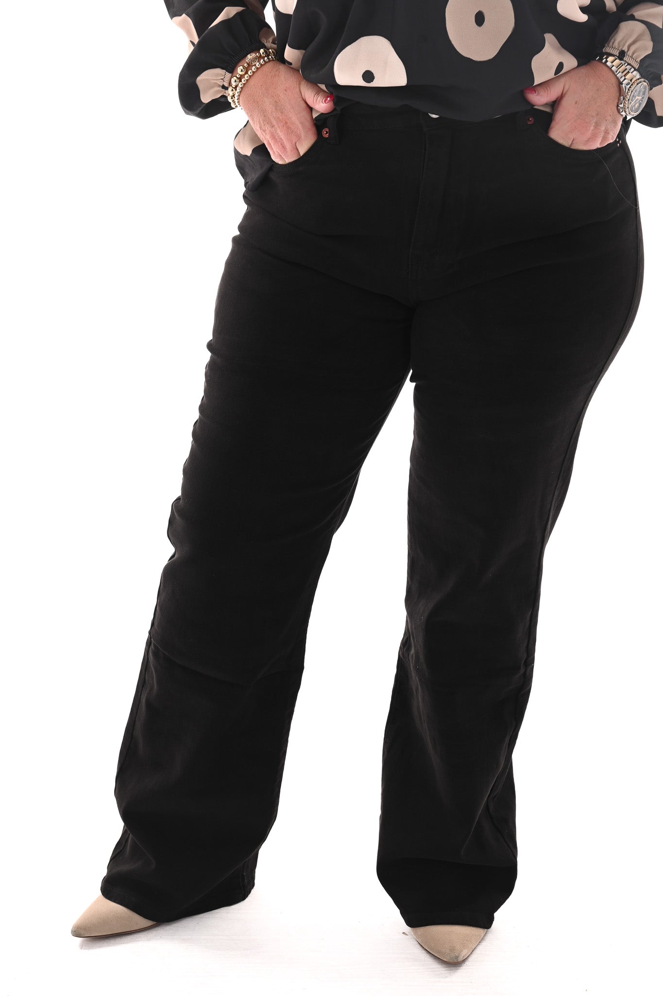 Goodies wide leg zwart