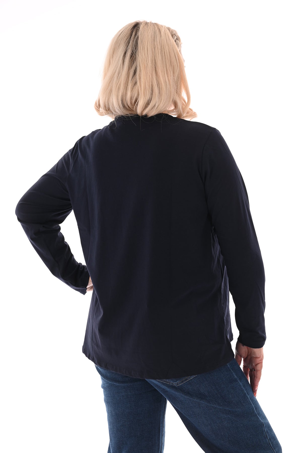 Shirt lange mouwen beautiful marineblauw