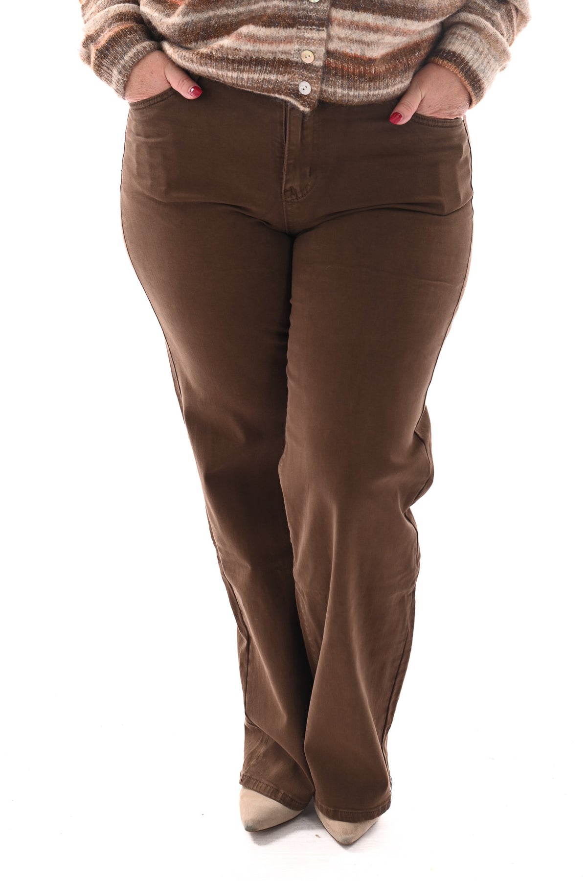 Goodies wide leg bruin