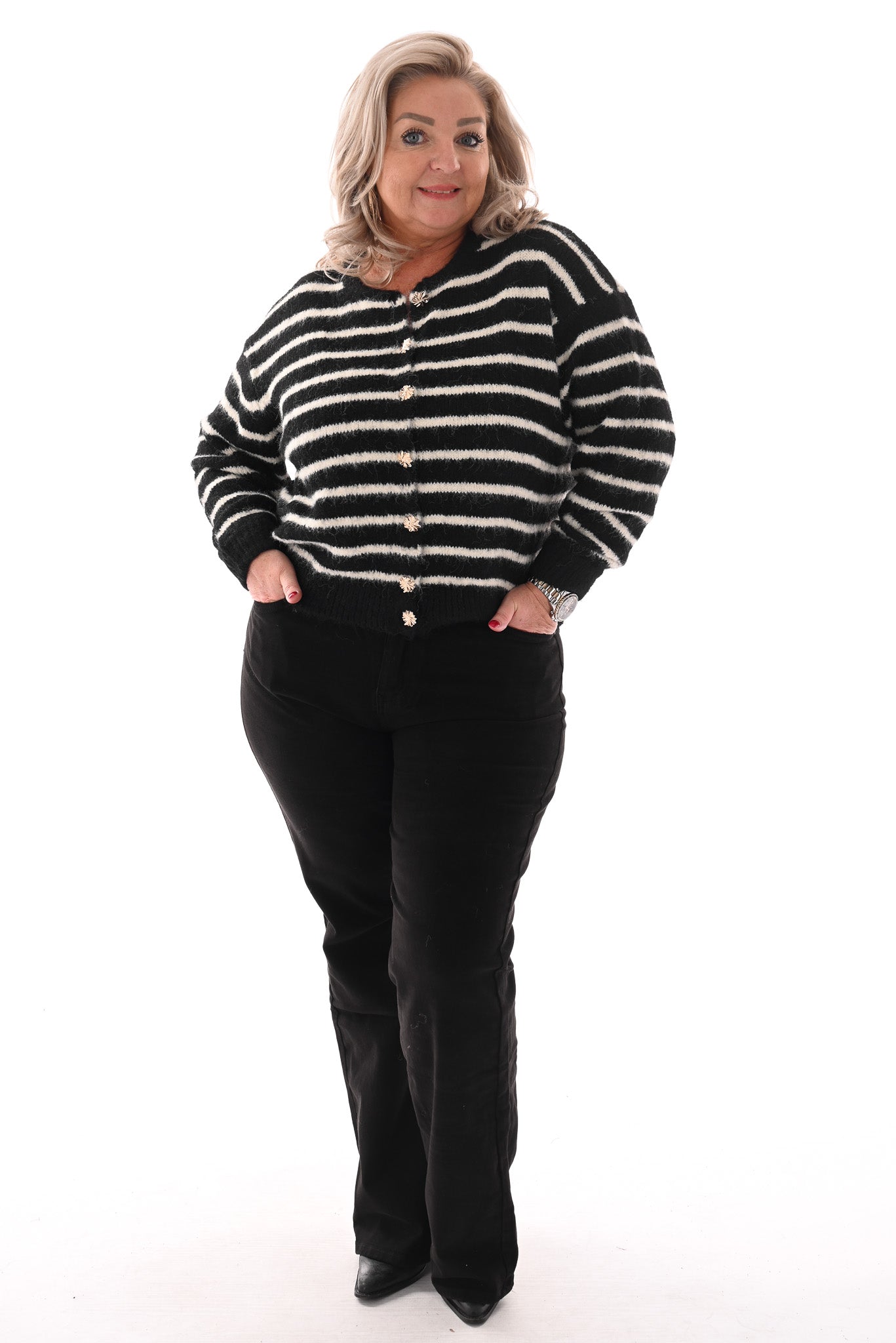 Norfy wide leg zwart