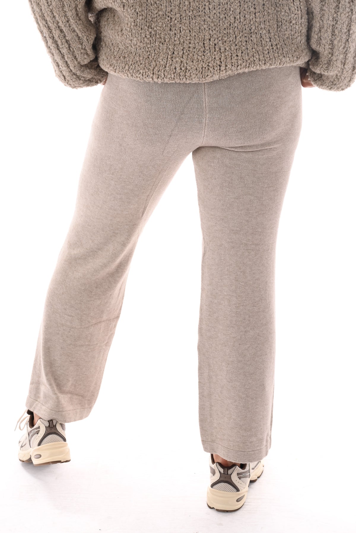 Lounge broek taupe