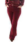 Norfy wide leg bordeaux
