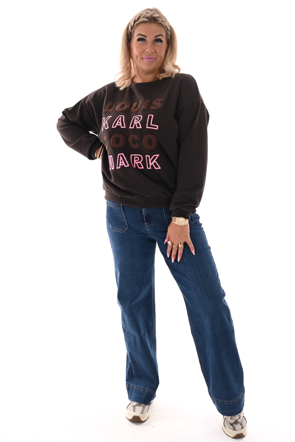 Goodies wide leg blauw
