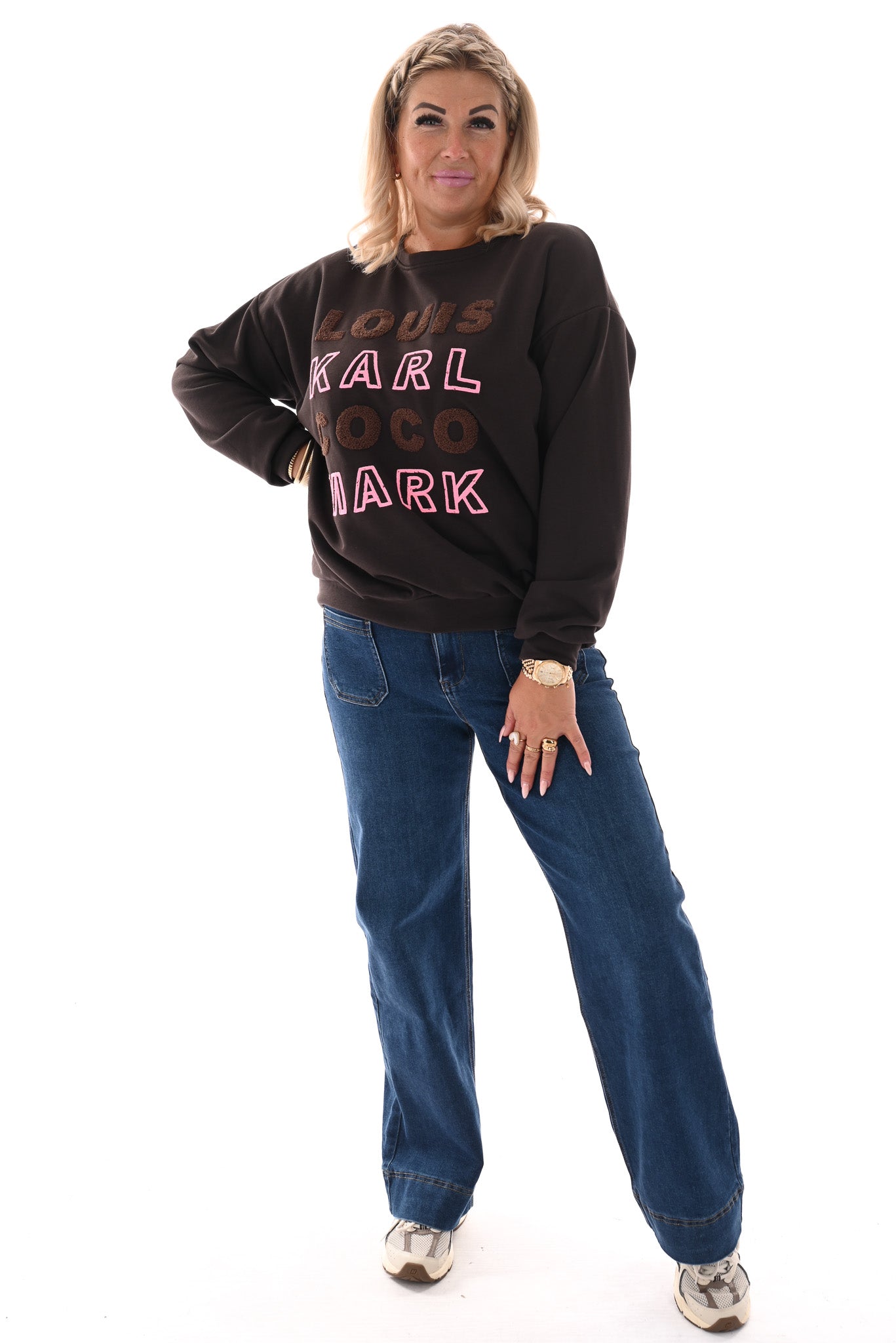 Goodies wide leg blauw