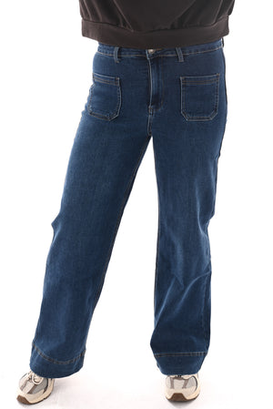 Goodies wide leg blauw