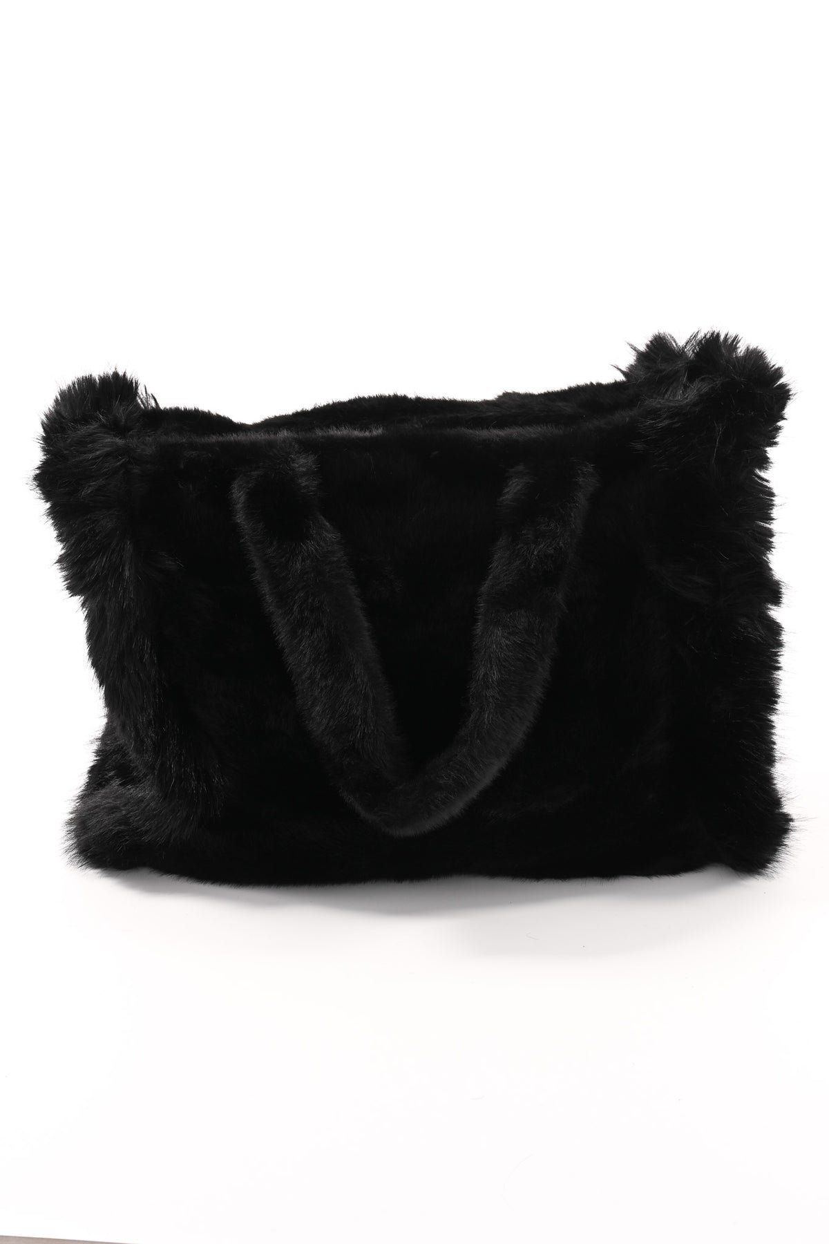 Furry shopper groot zwart