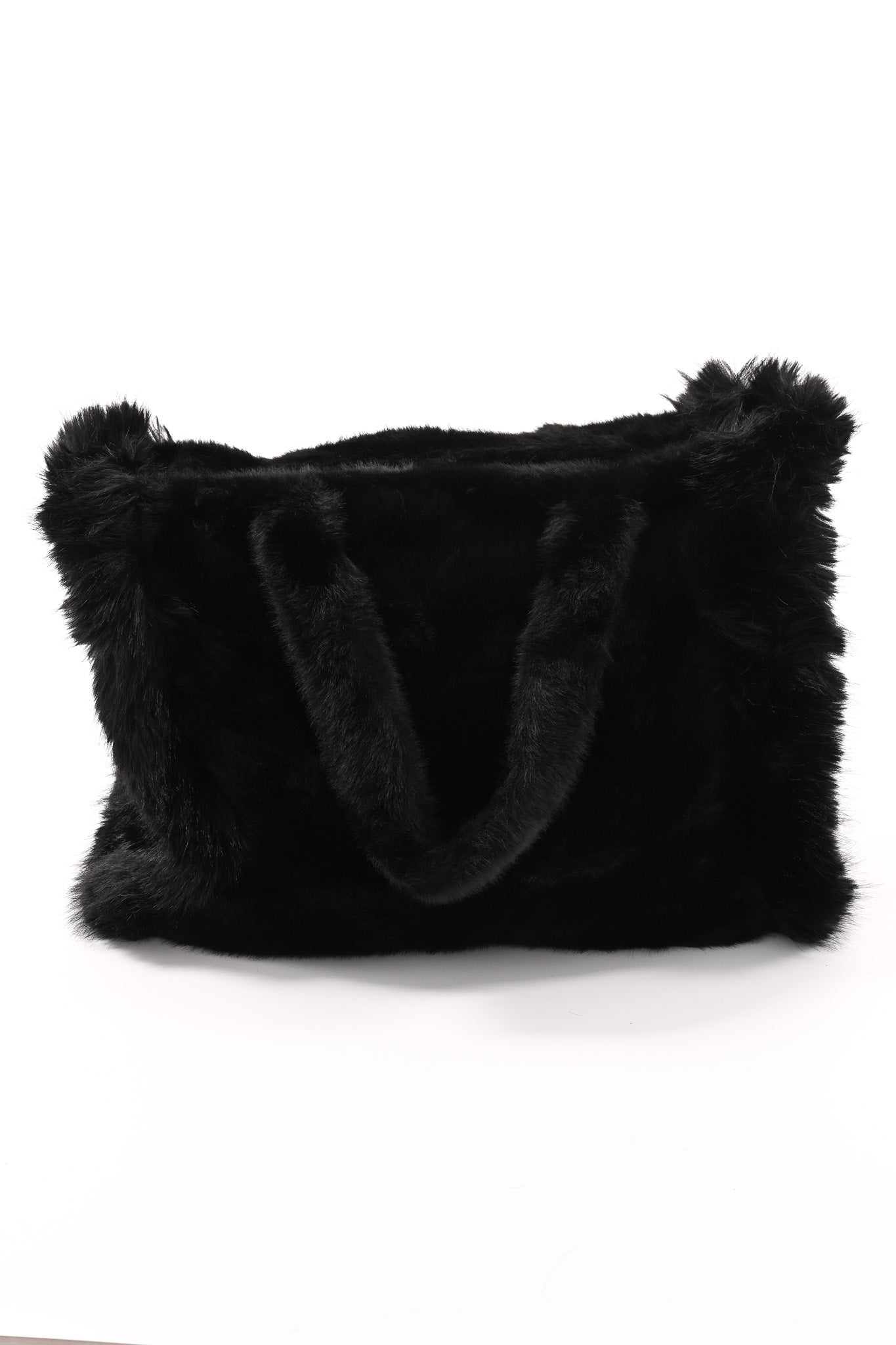 Furry shopper groot zwart