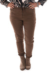 Stretchbroek uni bruin