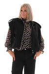 Suedelook gilet zwart