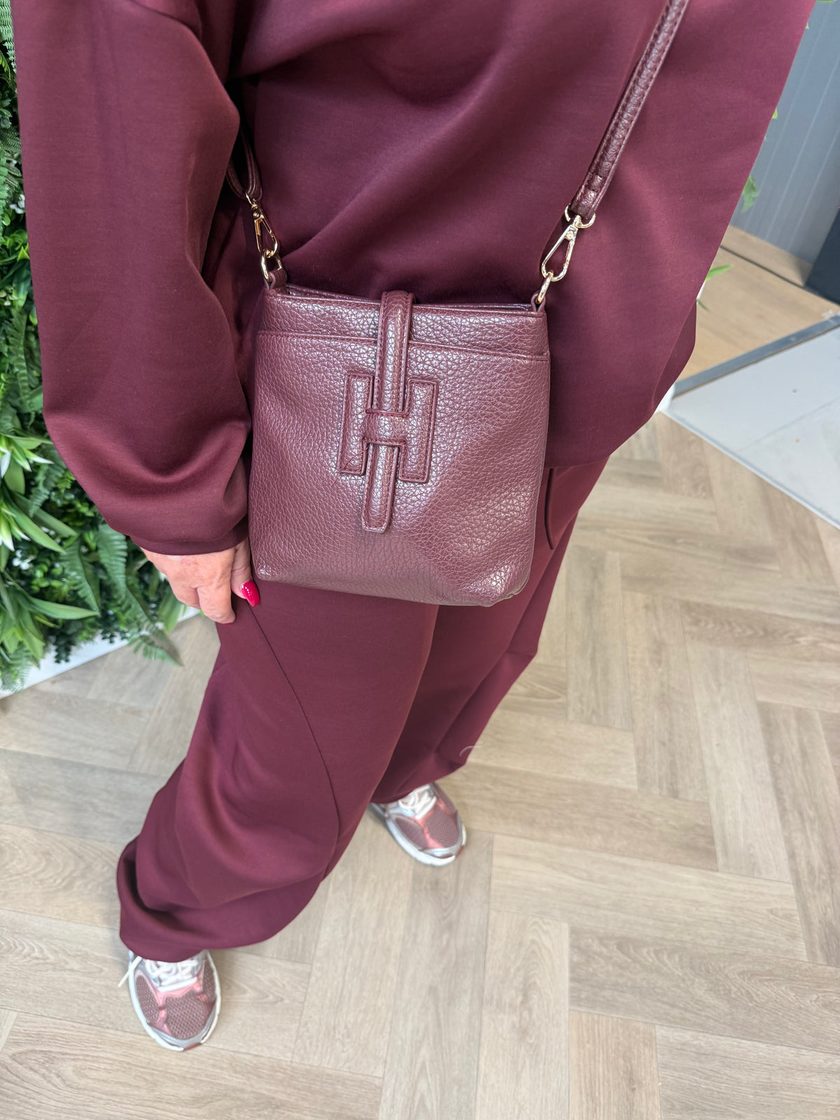 schoudertasje H bordeaux