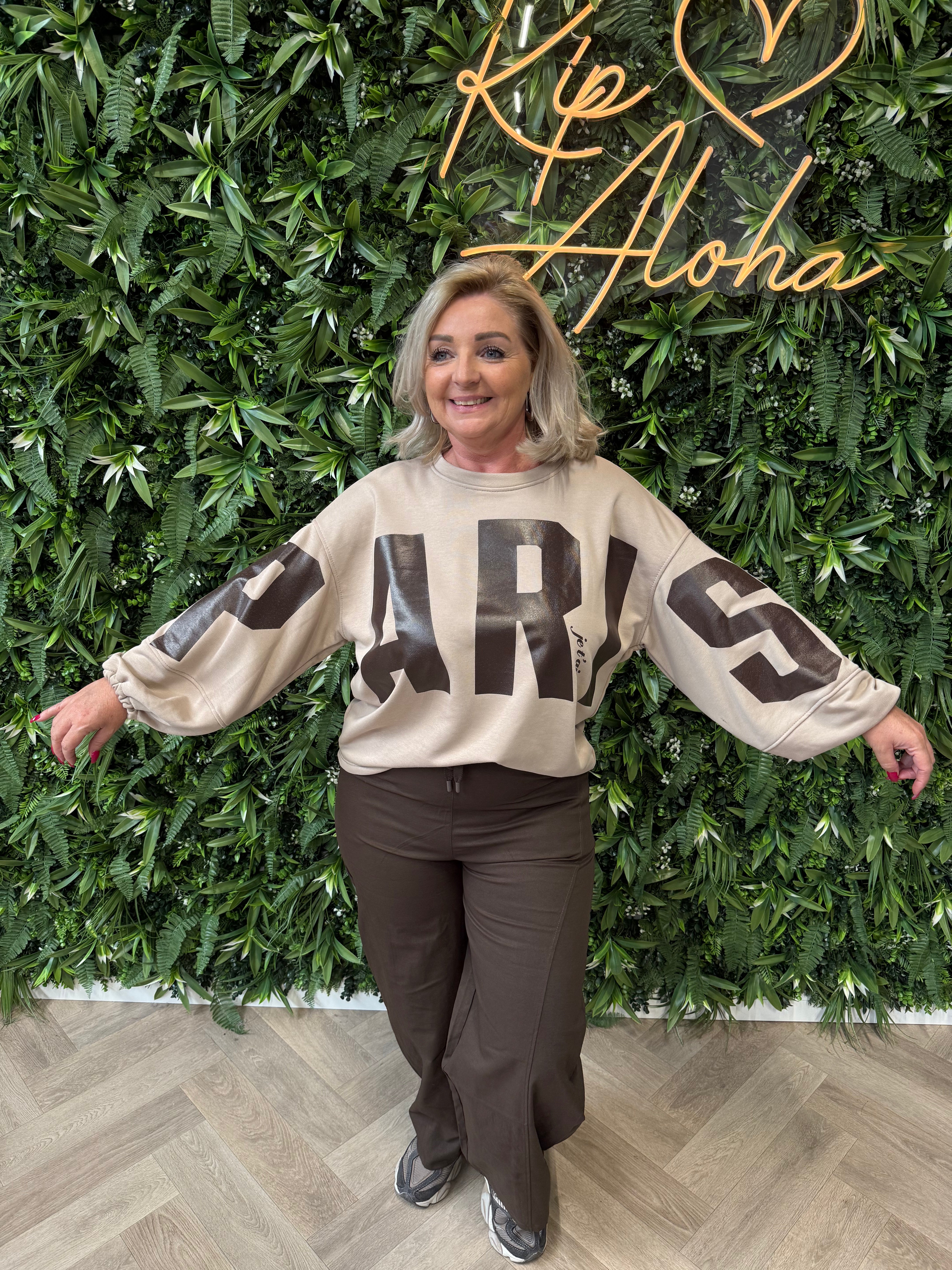 Sweater paris taupe