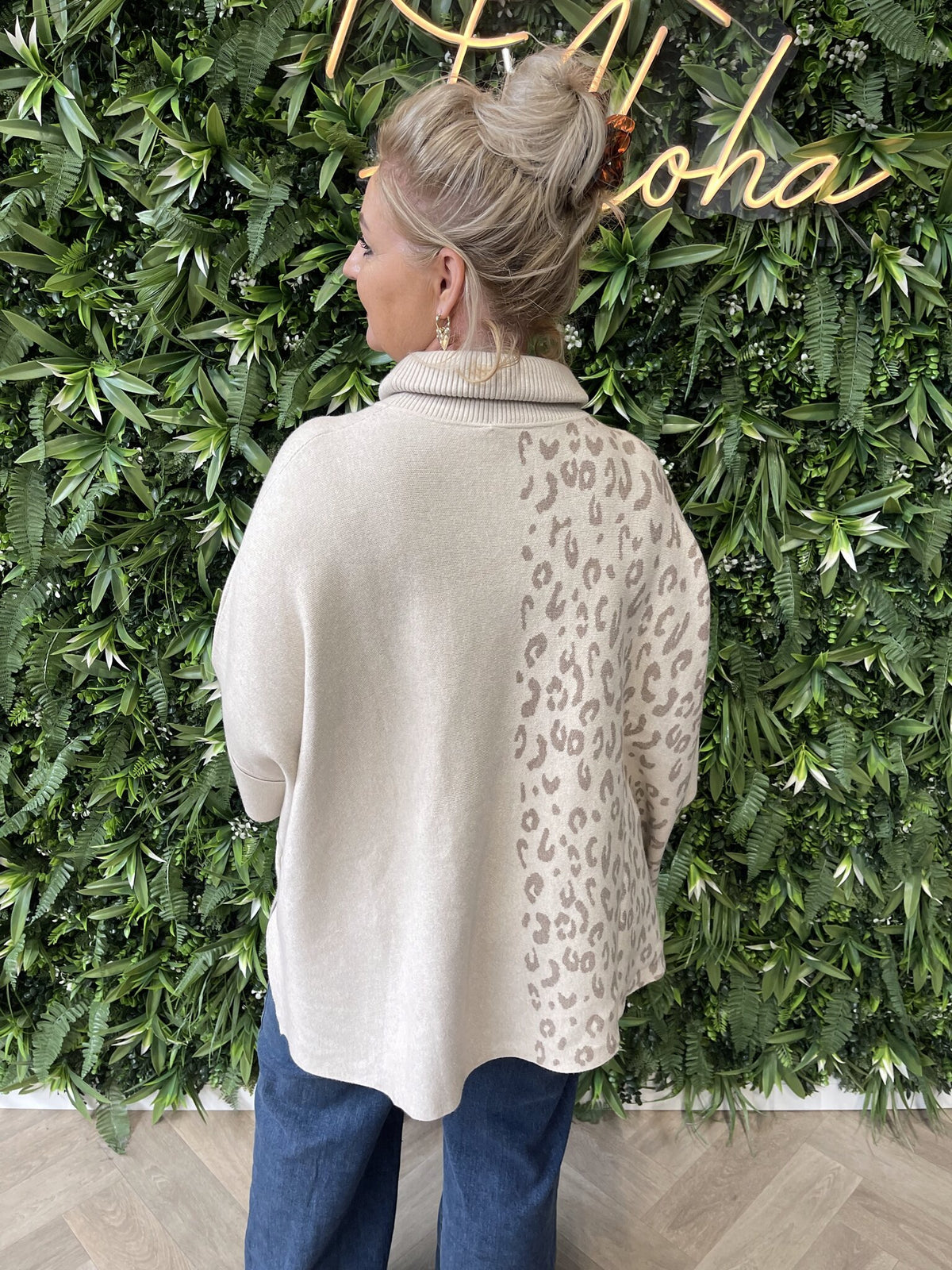 Coltrui panterprint beige