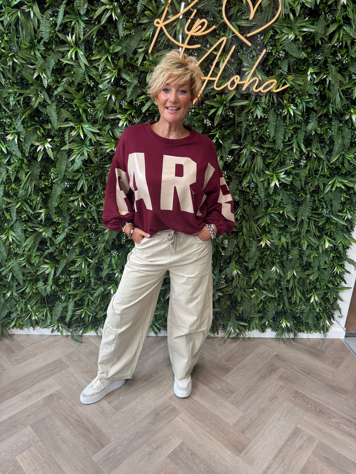 Sweater paris bordeaux