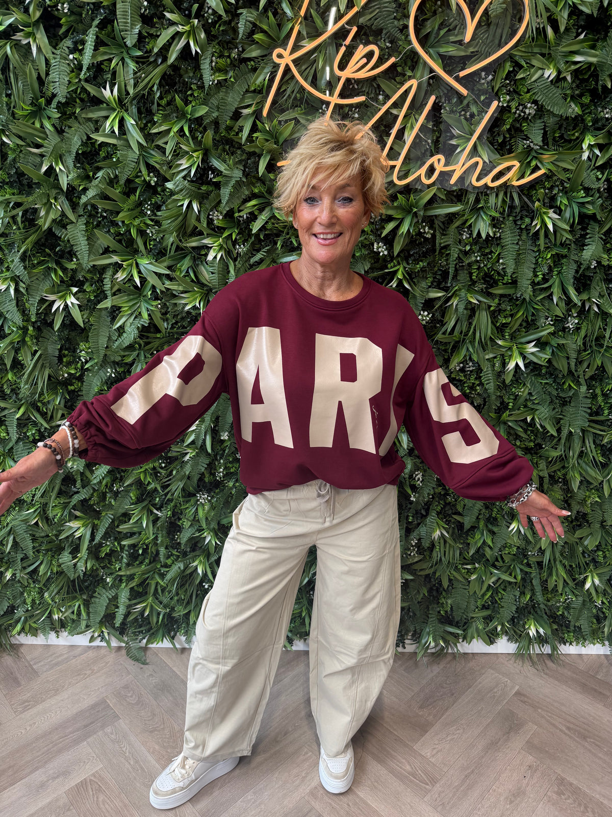 Sweater paris bordeaux