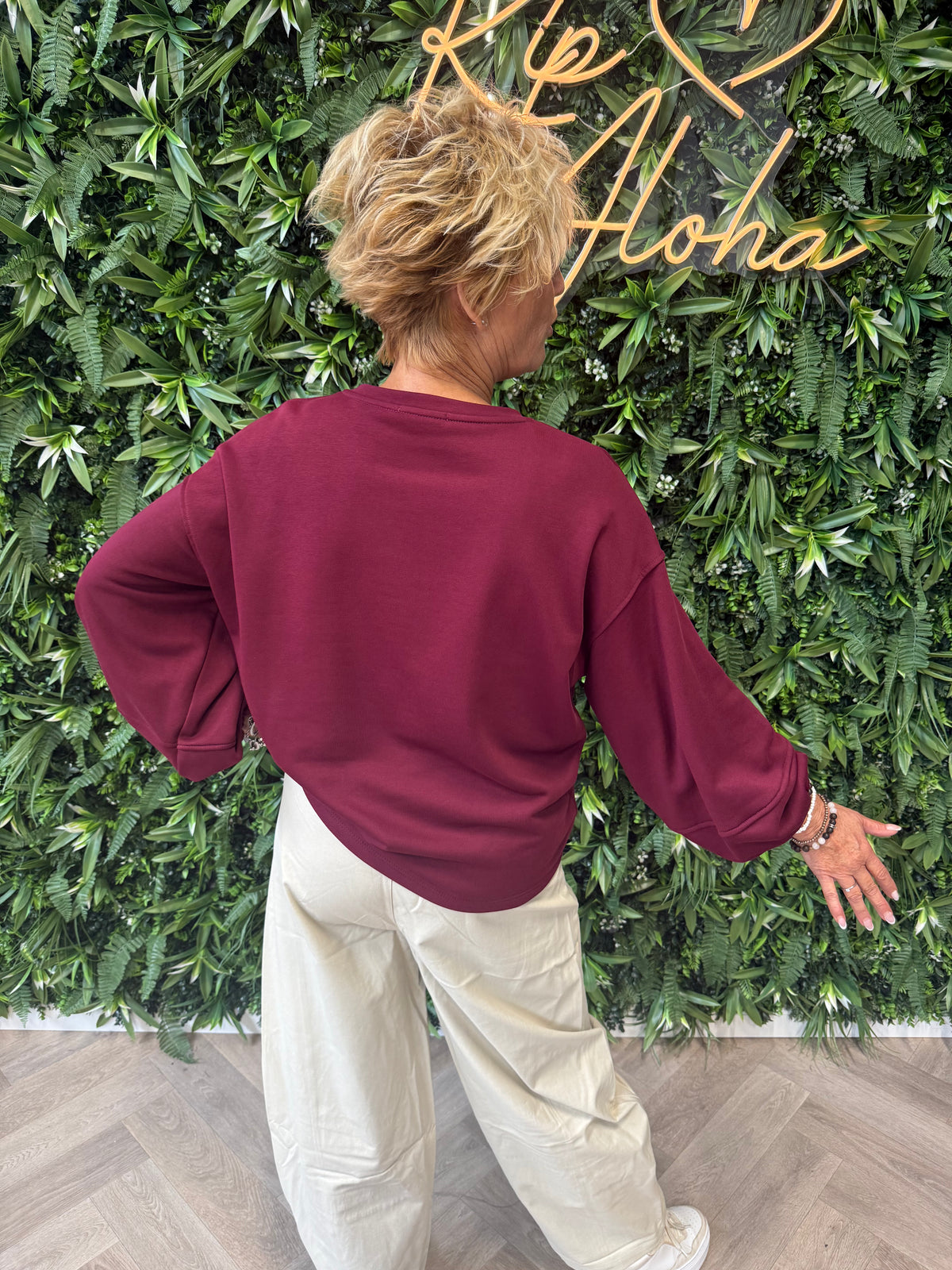 Sweater paris bordeaux