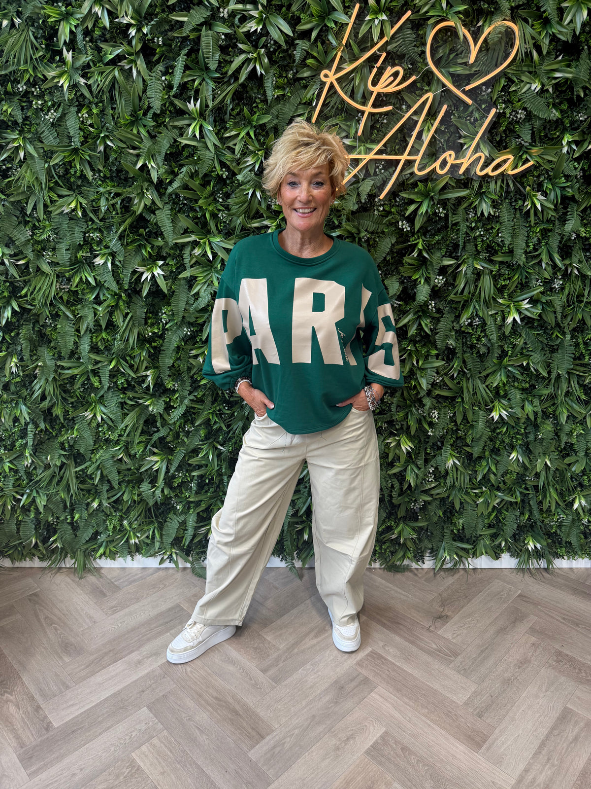Sweater paris groen